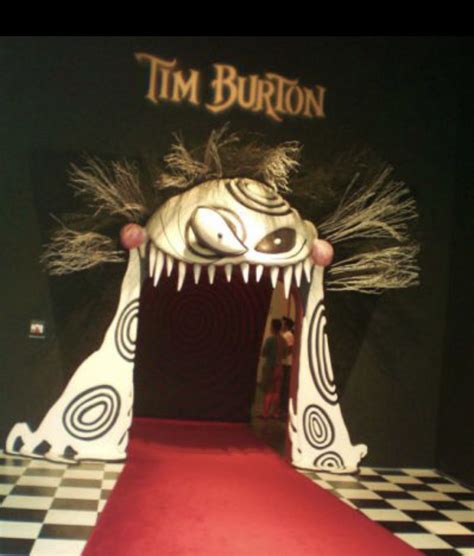 door entrance idea from tim burtons art exhibition with images tim burton art tim burton art