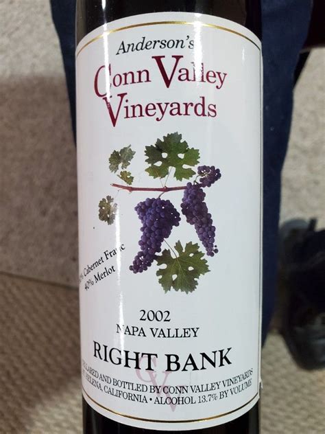 Anderson S Conn Valley Vineyards Right Bank Usa California Napa Valley Cellartracker