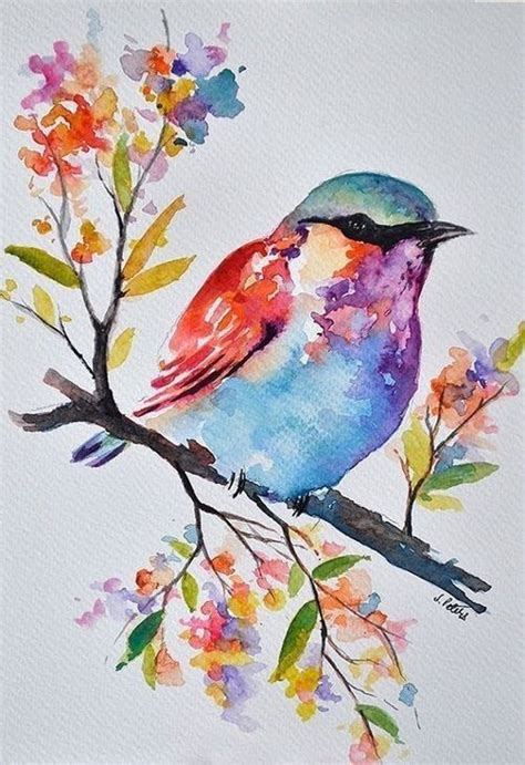 Sketch Watercolor Bird Bird Watercolor Paintings Watercolor Paintings
