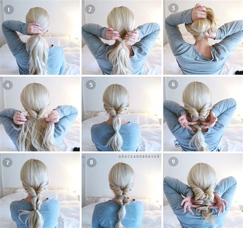 There are a lot of beautiful braid styles and cute hair braiding tutorials from all over the internet, and pinterest just makes us so much more in. Hair Tutorial | Very Messy pull through braid | Grace & Braver