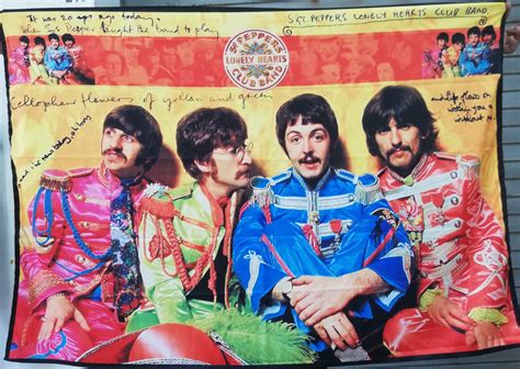 The Beatles Sgt Peppers Lonely Hearts Club Band 2 Flag Cloth Poster