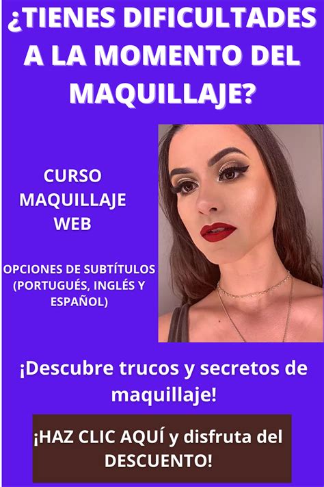 Curso De Maquillaje Web Subtítulos En Español Curso Maquiagem