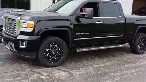 2015 Gmc Sierra 2500hd Denali Fuel Lethal And Nitto Tires Youtube