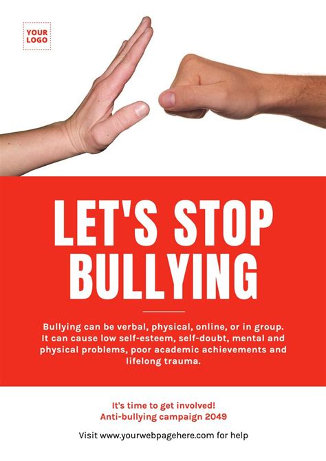 let s stop bullying editable template in 2021 anti bullying posters bullying posters anti