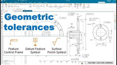 Siemens Nx Drafting 9 Create Geometric Tolerances Feature Control