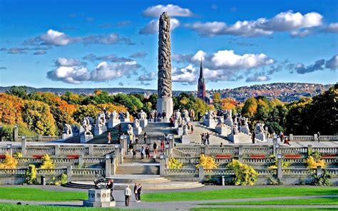 Vigeland Sculpture Park In Oslo Norway Is The Worlds Largest
