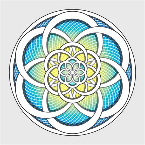Sacred Geometry Mandala Color Geometry Psychedelic Mandala