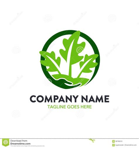 Unique Agriculture And Farming Logo Template Stock Vector
