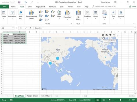 How To Add Infographics To An Excel 2019 Worksheet Dummies