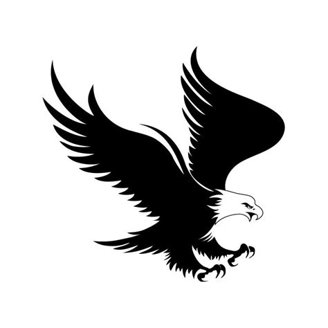 Vinilo Decorativo águila Aguila Dibujo Stencil De Pájaro Tatuajes