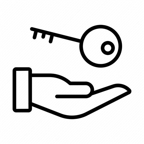 Hand Key Private Protection Secure Icon Download On Iconfinder