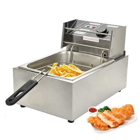 Imported Get Off On Electric Single Deep Fryer Fully Stainless