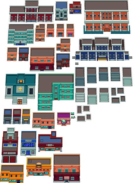 Artstation City Tileset Pack Game Assets