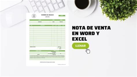 Formato De Nota De Venta Con Pagaré En Word Y Excel Didocu