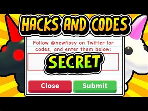 You do not have to wait for codes anymore. "ADOPT ME SECRET CODES AND HACKS JULY 2020!" Money / Pet Codes Working 100% (Roblox) - YouTube