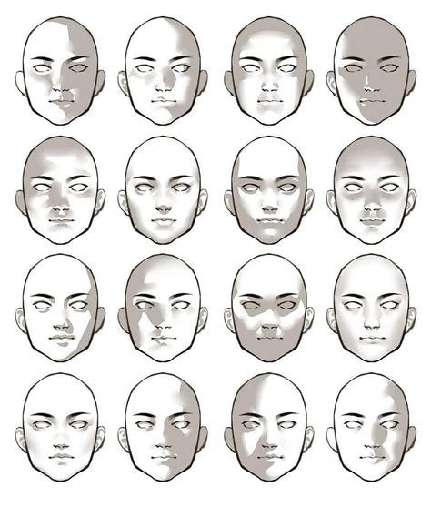 Art Tips And Tutorials On Instagram “face Shading References 💡