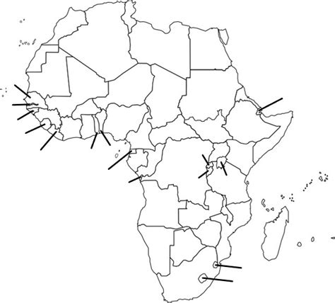 African Countries And Capitals Diagram Quizlet