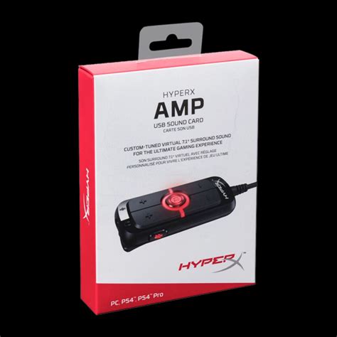 Maybe you would like to learn more about one of these? Звуковая карта HyperX Amp USB Sound Card (HX-USCCAMSS-BK) - ЗОНА51
