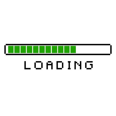 Loading Bar Progress Icon With Transparent Background 17178206 Png