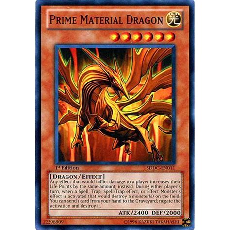 Yugioh Structure Deck Dragons Collide Prime Material Dragon Sddc En011