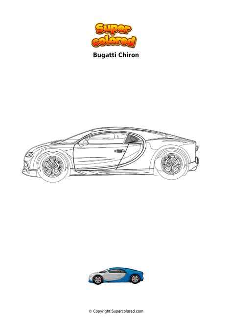 Bugatti Chiron Coloring Page Inspirational Bugatti Chiron Coloring