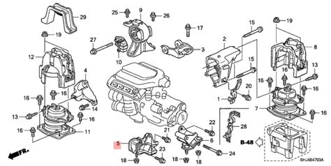 Motor Mount Diagram 2006 Honda Odyssey