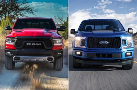 2019 Ram 1500 Vs 2018 Ford F 150 Head To Head Us News And World Report