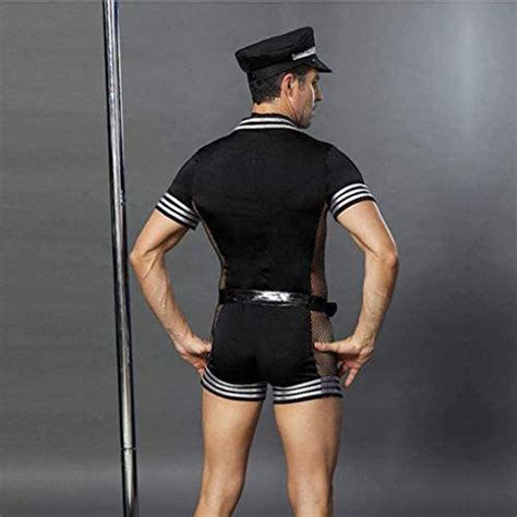 Sexy Männer Polizei Uniform Tempt Männer Bar Nachtclub Rollenspiel Kostüme Sexy Unterwäsche Mit