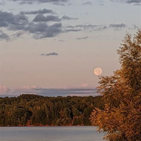 Full Moon Bayfield Lake Superior Lake