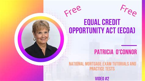 Equal Credit Opportunity Act Ecoa Free Tutorial Youtube