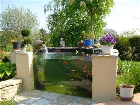 30smart Above Ground Koi Pond With Window Ideas Outdoor Ponds Fish