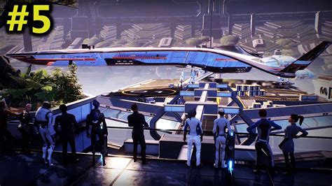 ♥ Mass Effect Andromeda Lets Play 5 Our Ship Has Arrived Youtube
