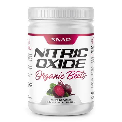 Snap Supplements Organic Beet Root Powder Nitric Oxide Beets