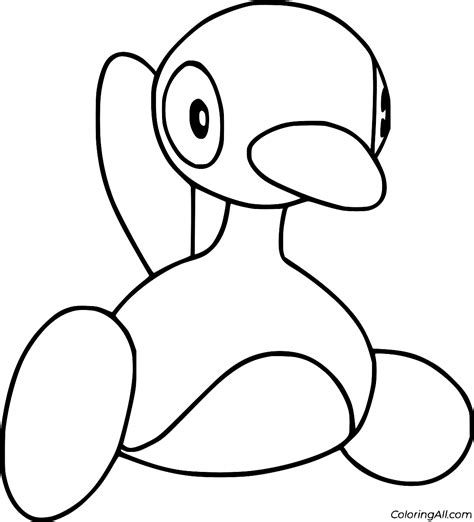 Porygon Coloring Page Coloringall