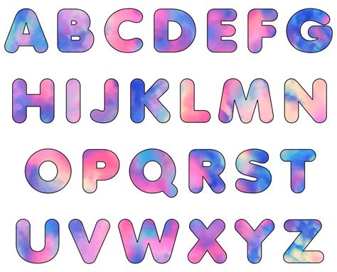 Large Printable Bubble Letters Free 7 Best Images Of