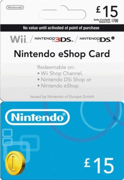 Digital card balances can be shared across nintendo switch, wii u and nintendo 3ds family of systems, but may only be used on a single nintendo eshop account.to learn more about the nintendo eshop, visit. Nintendo GBP 15 eShop Prepaid Card (Digital) - Nintendo ...