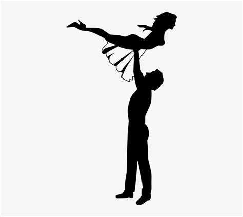 Dirty Dancing Silhouette Sticker Dirty Dancing Clipart 374x653 PNG