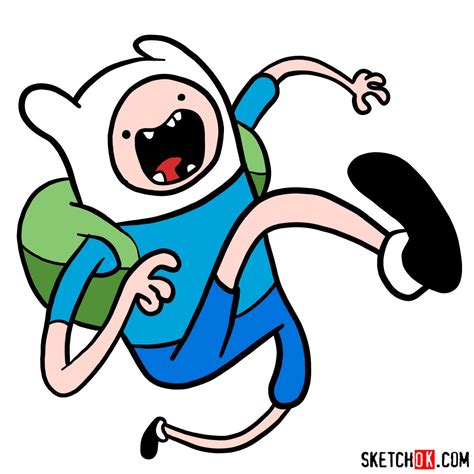 Master The Art Of Motion How To Draw Running Finn Step By Step