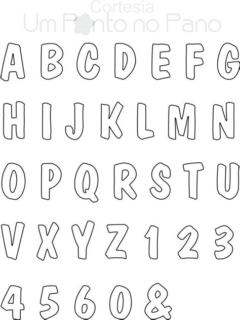 Bubble Letters Generator Applique Alphabet Templates Stencils