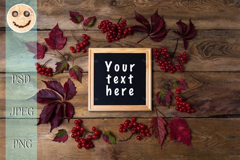 Rustic Square Frame Mockup 2 Graphic By Tasipas · Creative Fabrica