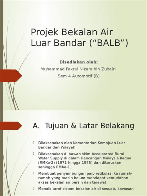 Tampak luar dari bandar udara sangia nibandera. Projek Bekalan Air Luar Bandar