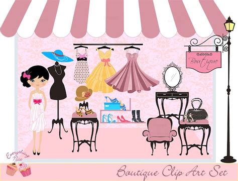 Boutique Clip Art Set By 1everything Nice Catch My Party