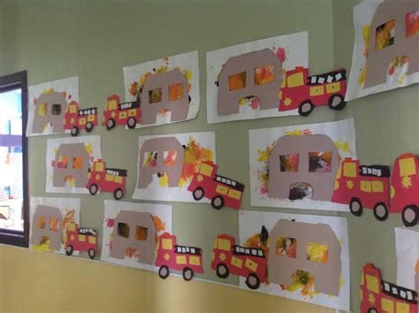 Pin By Marnie Robertson On Safety Activities Fire Truck Craft Truck