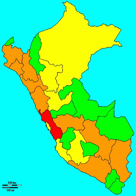 Peru Mapa Para Colorear Peru Mapa Para Imprimir