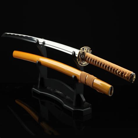 Gold Dragon Katana Full Tang Real Japanese Samurai Swords Etsy