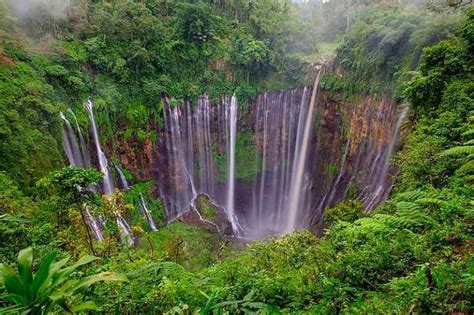 Τumpak Sewu A Thousand Waterfalls In Java Indonesia