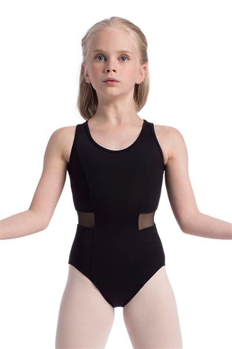 D 1389 Child Tank Leotard With Mesh Inserts Dance Tampa