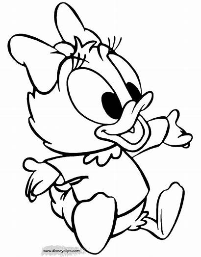 Coloring Daisy Disney Pages Mickey Sheets Duck