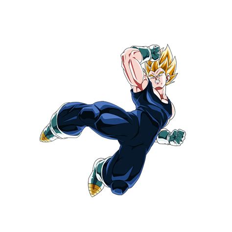 The Dragon Ball Character Is Flying Through The Air