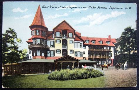 Details About Sagamore New York 1910 Sagamore Hotel Lodge On Lake